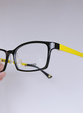超轻航空塑钢眼镜框方框近视眼镜架男女同款蓝色黄色紫色黑色眼镜