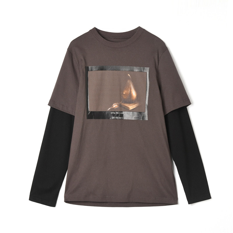 美式休闲上衣中长款T恤