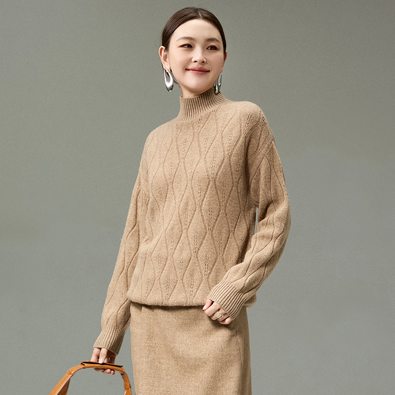 知性100~羊毛修身毛衣