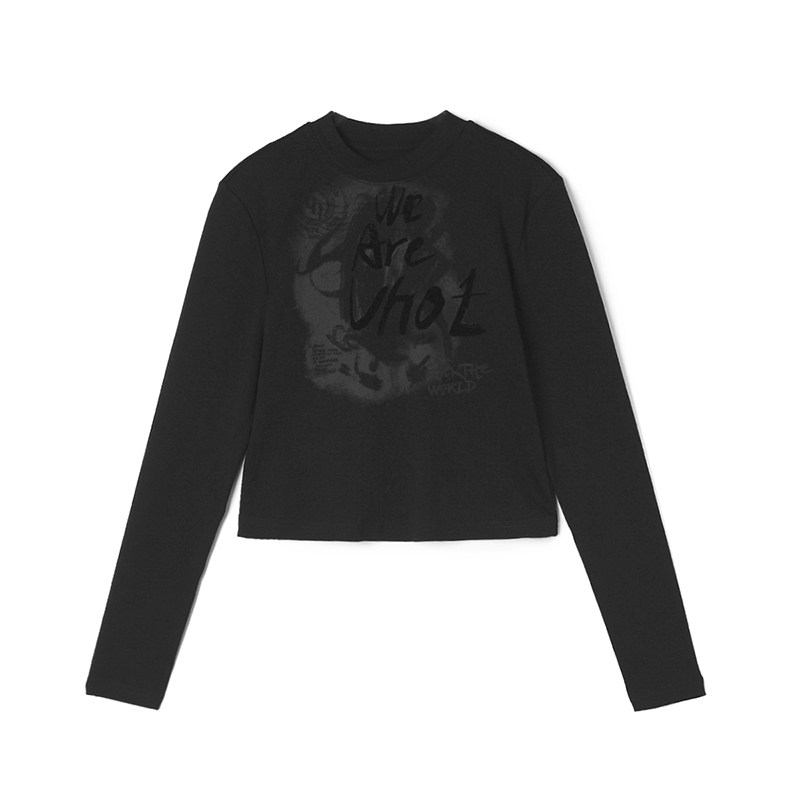 曼天雨专柜撤柜正品 深圳南油CV春装新款小个子上衣套头微弹T恤女