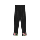 2026年Outlets专柜 女 休闲裤 深圳南油NY春装 国风松紧腰微弹九分裤