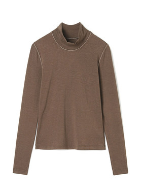 奥莱专柜品牌撤柜正品 LY春装2026新款 修身显瘦上衣内搭针织衫女