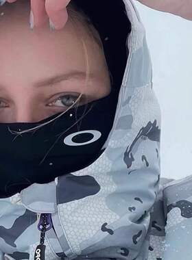 23款oakley单板滑雪护脸 欧克利骑行头套双板面巾滑雪口罩