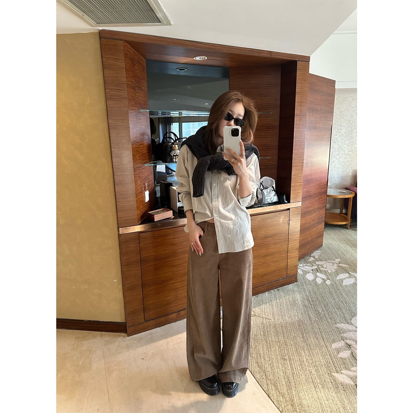 OPS LA MODE 12.14 20:00 清冷韩系条纹衬衫