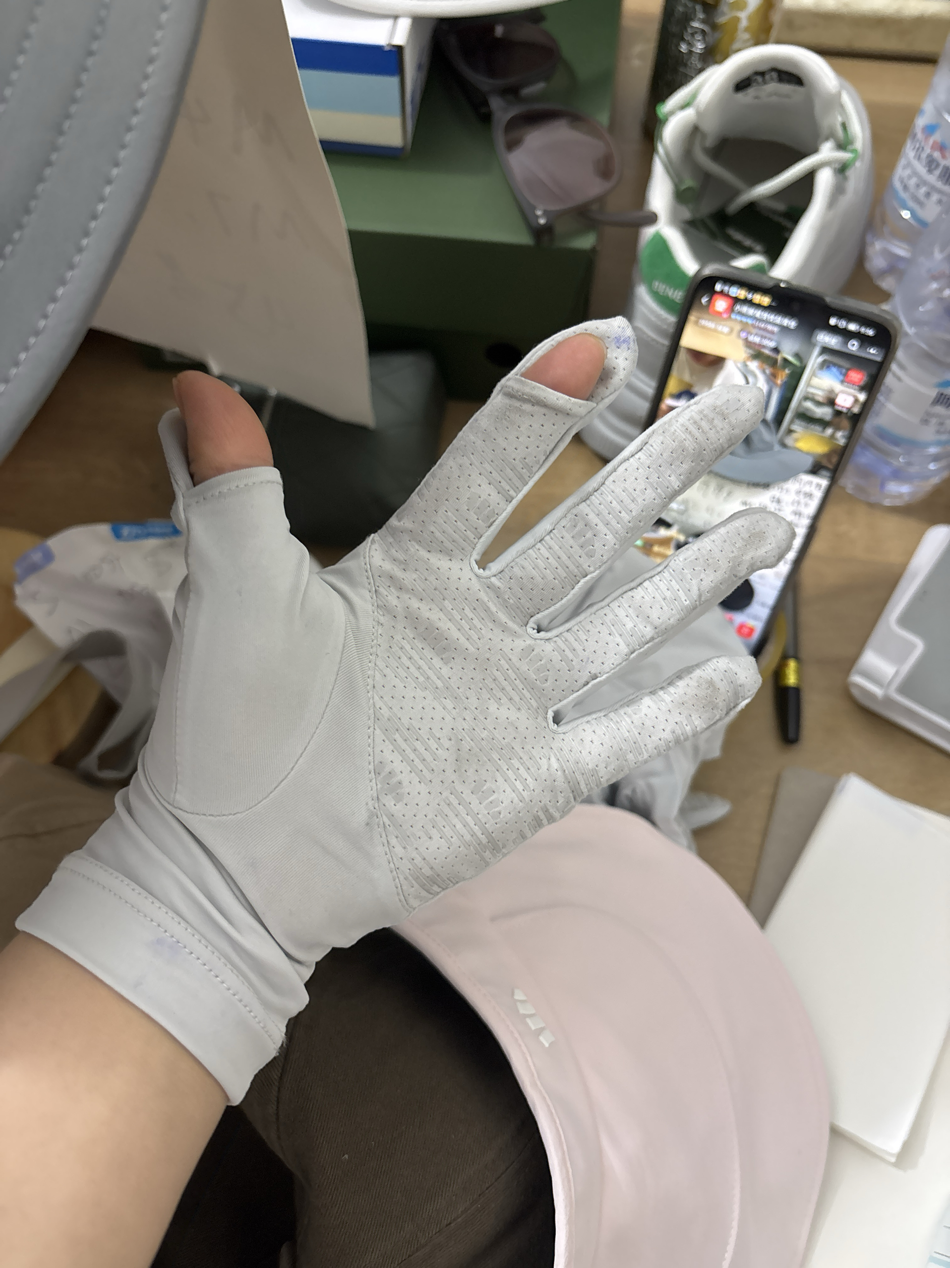 冰丝袖套女防晒薄款宽松开车骑车骑行紫外线时尚手袖手套