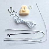 12分BJD零件辅料 S钩橡皮筋垫片铝线GSC转换脖卡面撑全套辅料配件