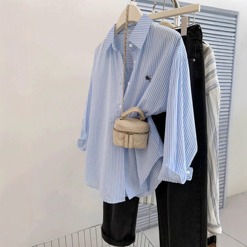 Stacking fashion long sleeved shirts tops jackets 上衣外套