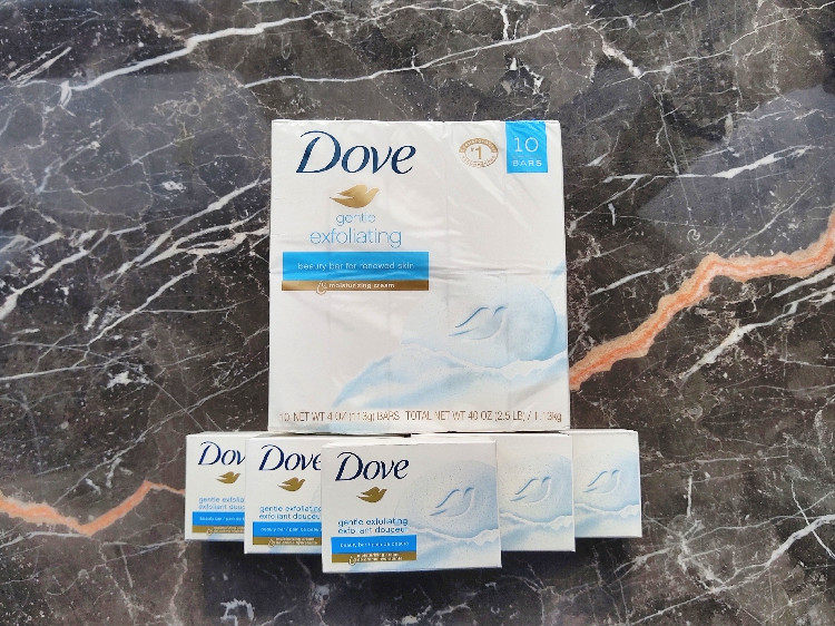 现货 美国原装多芬dove香皂蓝色因子深层清洁滋润香皂 106克
