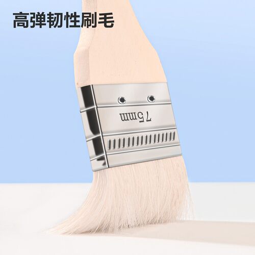 得力羊毛刷乳胶漆涂料