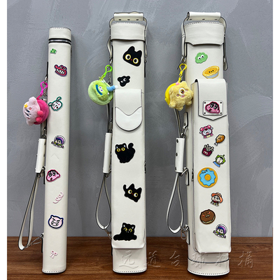 皮面台球杆桶高颜值八九球杆大头