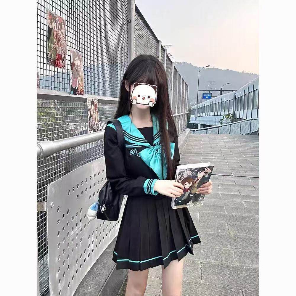 胖MM大码日系【青本绘】JK制服学院风基础水手服轻音少女校供套装