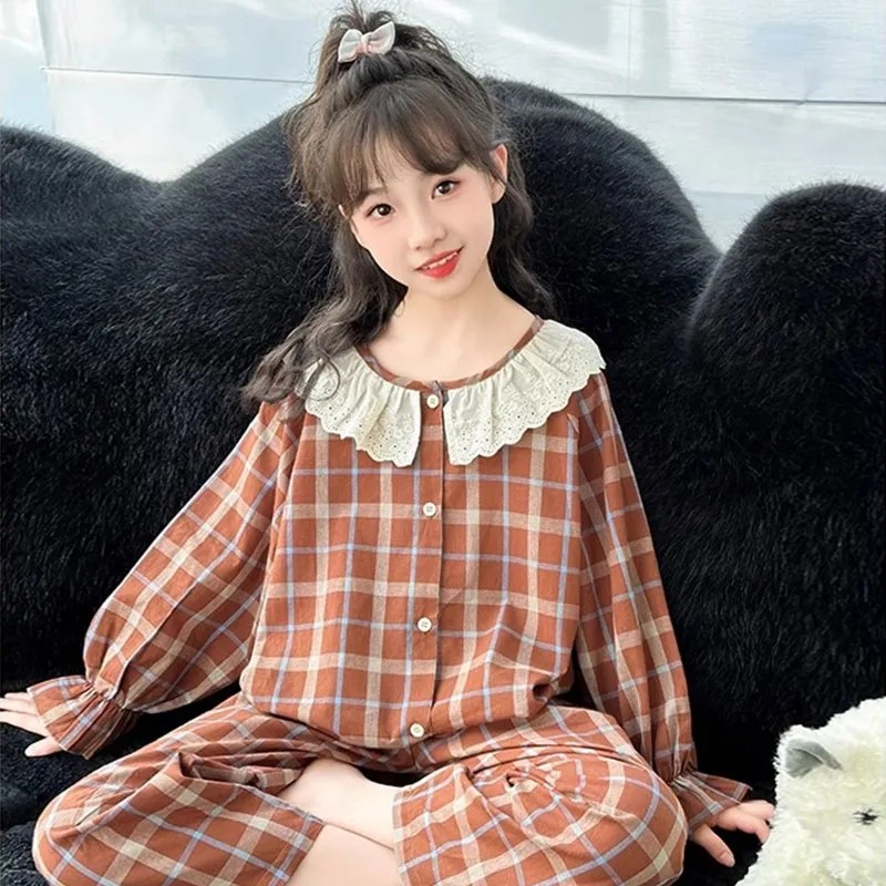 女童家居服开衫睡衣春秋款居家长袖女童睡衣宽松中大童空调服儿童,童装/婴儿装/亲子装,家居服套装,淘宝优惠券,粉丝福利购,淘宝优惠卷