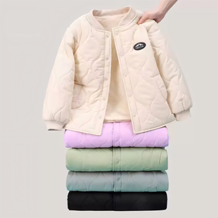 儿童内胆棉衣男童女童冬季加绒加厚棉袄中大童校服内搭神器小学生