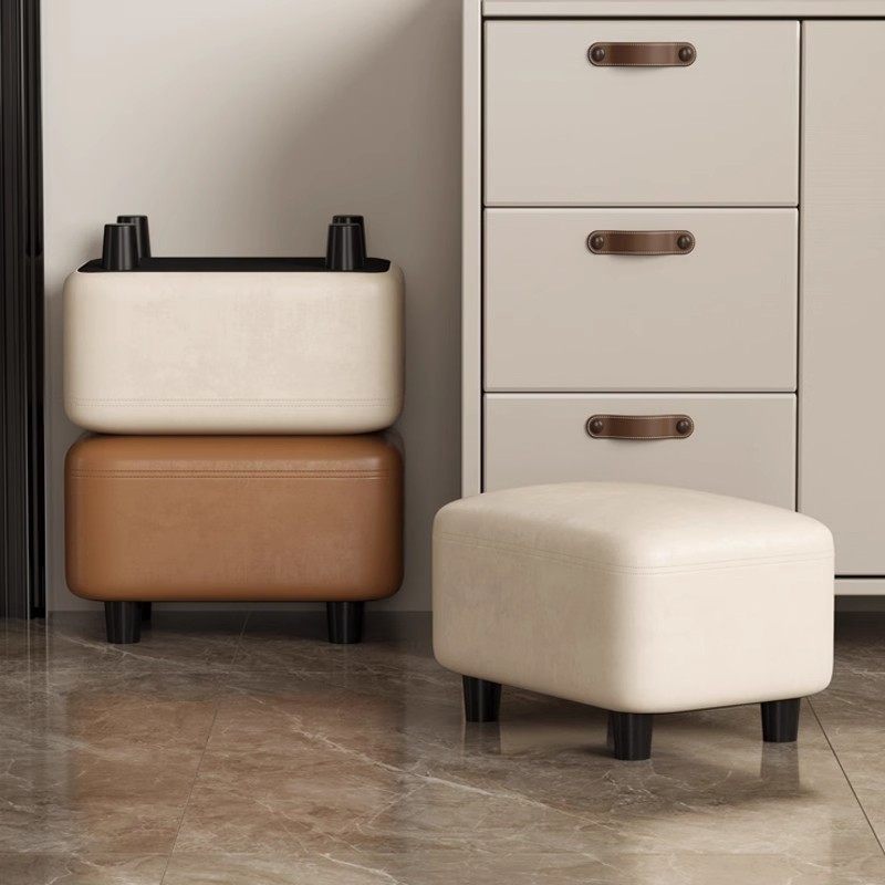 德国品质小凳子家用客厅坐凳沙发凳软包坐垫小板凳卧室轻奢换鞋凳