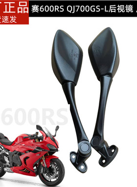 钱江赛600RS摩托车原装配件QJ700GS-L后视镜左右反光镜倒车镜子