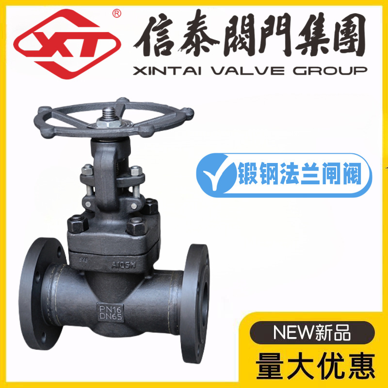 XT信泰阀门集团Z41H-10/16/25/40/64/100C锻钢法兰闸阀A105高温水