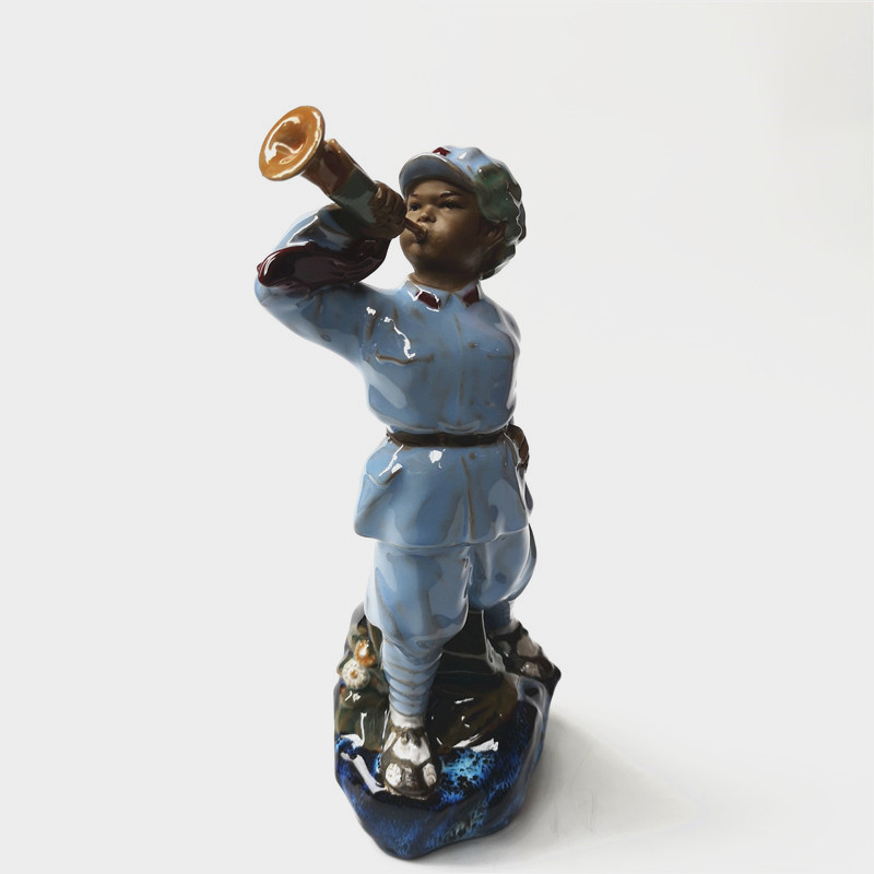 陶瓷桌面人物摆件文革家居装饰