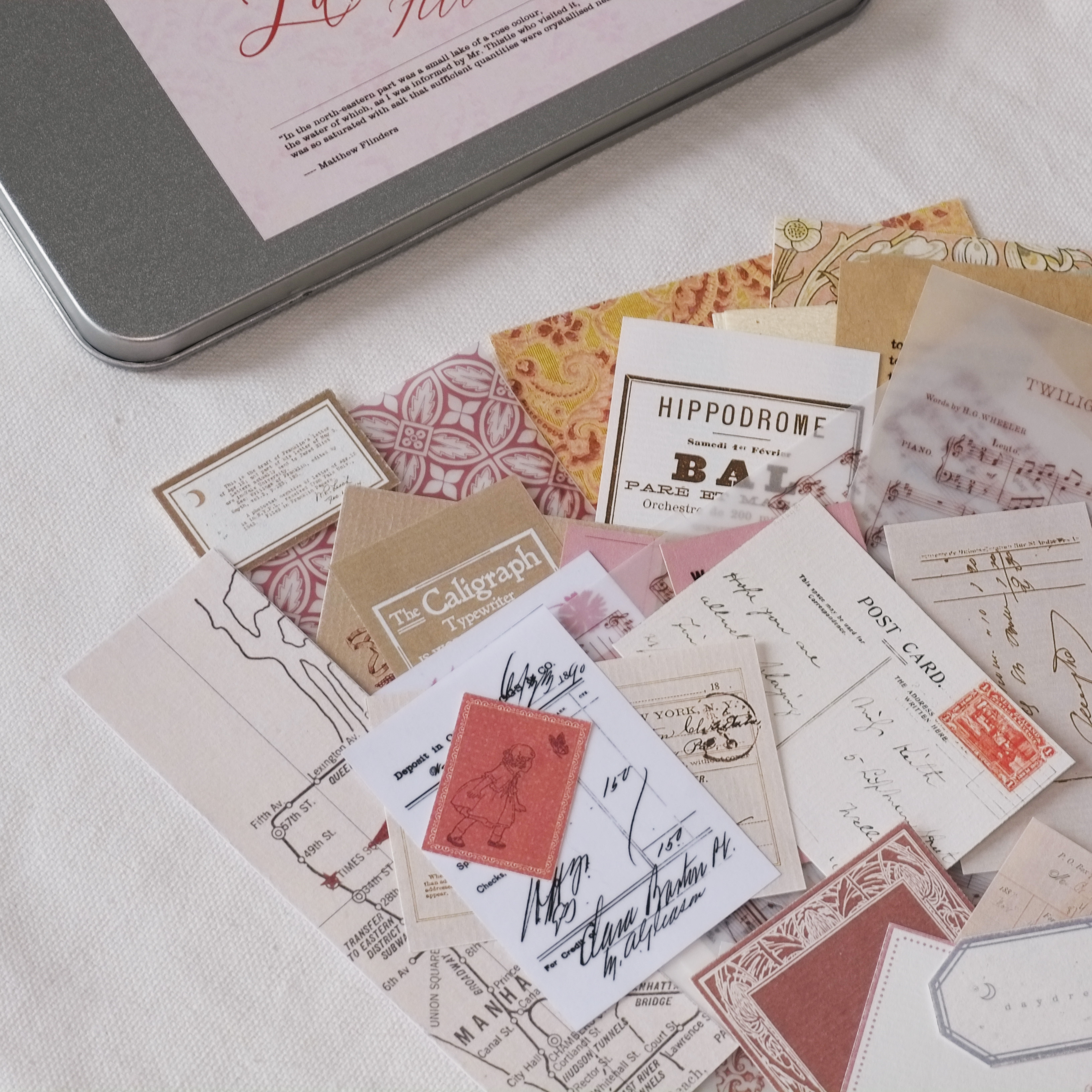 复古贴纸包in1制物原创设计