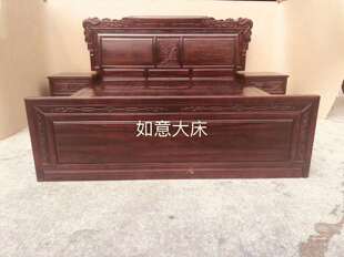 灰度图 如意大床精雕图 浮雕图 JDP全套设计 仿古家具木雕
