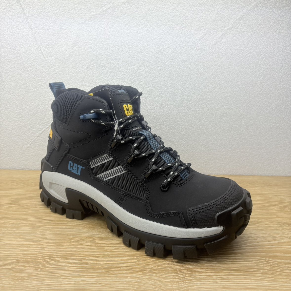 CAT卡特彼勒男鞋真皮防滑户外安全鞋登山鞋高帮休闲鞋91664