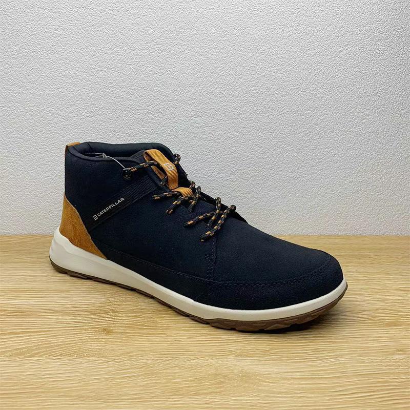 卡特高帮鞋牛皮系带新款冬季男款