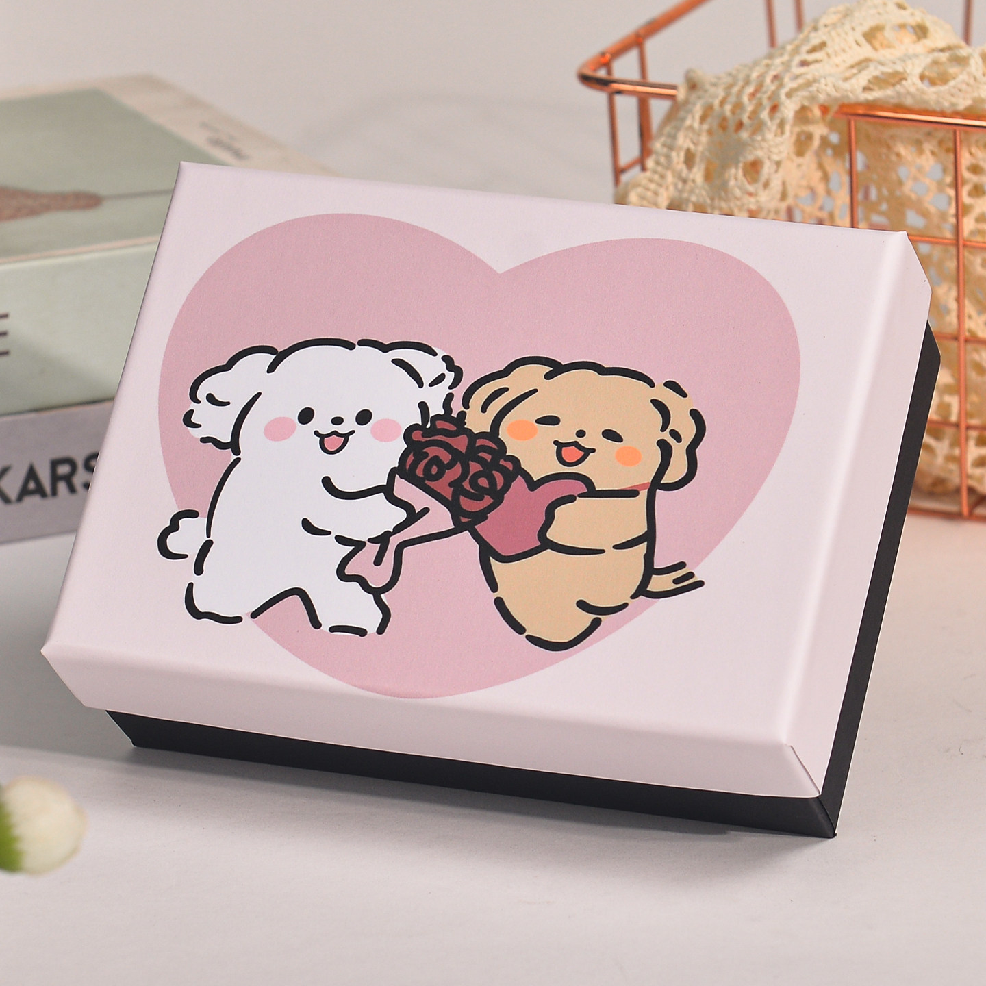 礼物盒空盒子生日送男生女生朋友口红包装创意小狗礼品盒礼盒