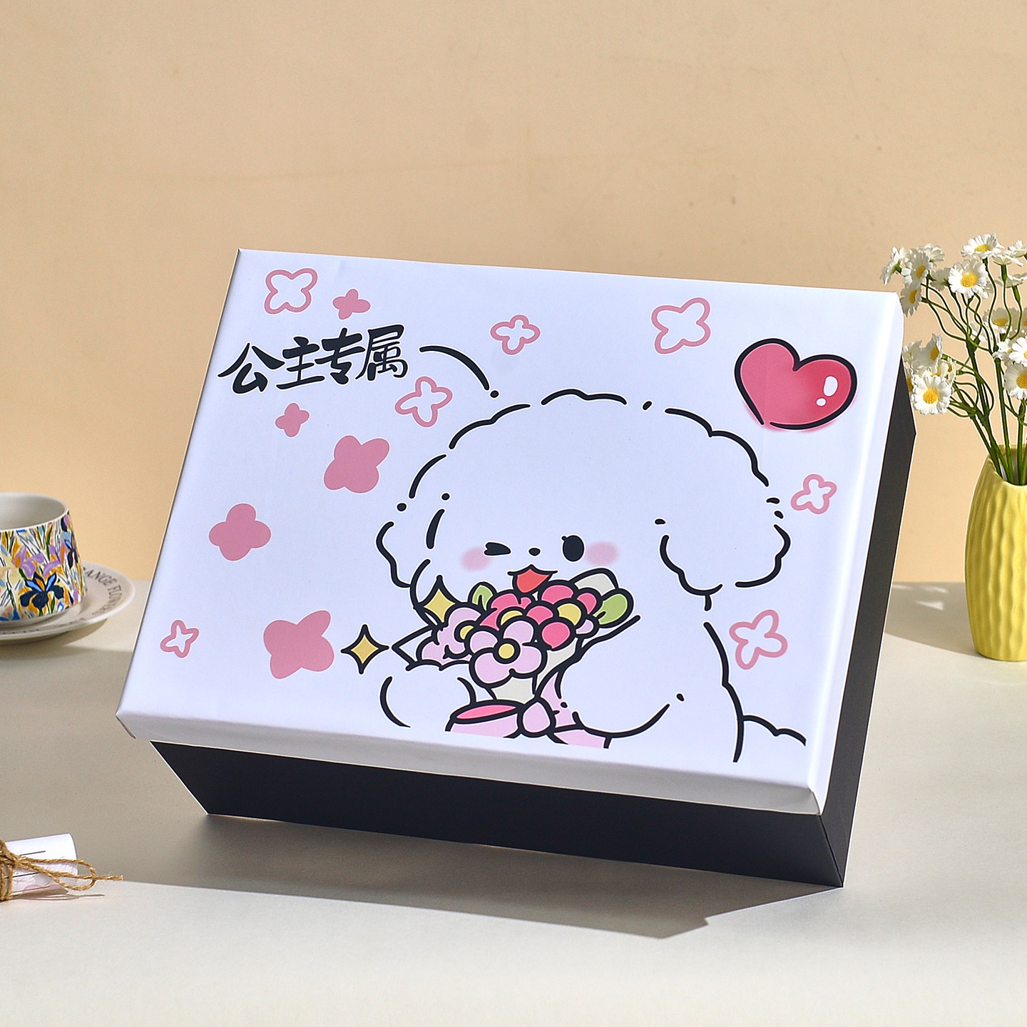 礼盒空盒高级感生日礼品盒装衣服围巾高颜值大号包装盒女生