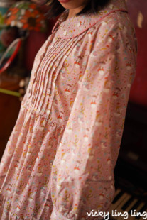 LIBERTY富贵鹅 森系休闲连衣裙秋新款