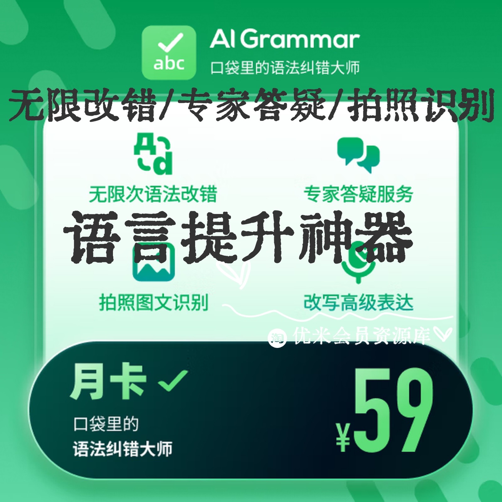 AIGrammar语法纠错会员专家答疑