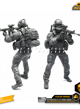 钢铁苍穹 YUFAN MODEL NAI23 1/35 现代美军海豹机火力手树脂兵人