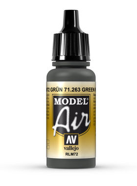钢铁苍穹 AV 喷涂水性漆 71263 绿色 RLM72 17ml