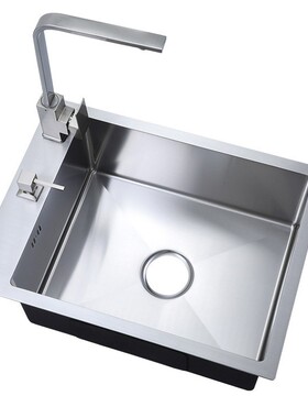 45x38 55x42 65x43不锈钢水槽单槽 厨房洗菜盆加厚单盆洗水池加厚