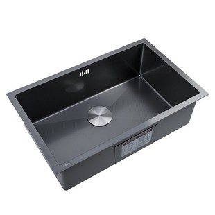 单槽厨房水槽台水池加厚菜 70x35台下盆不锈钢嵌入式 60x35 60x40