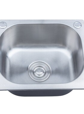 47x39 52x42 45x40不锈钢单槽洗菜盆连水池加厚菜池水盆淘菜盆