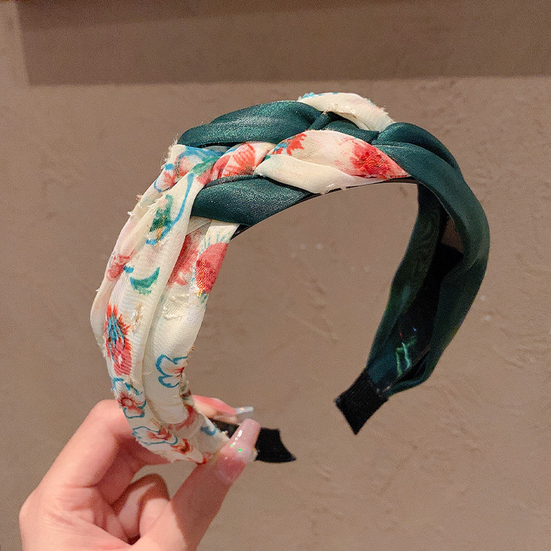 小清新发箍女夏天网红压发发卡高级感百搭外出复古洗脸头箍仙气