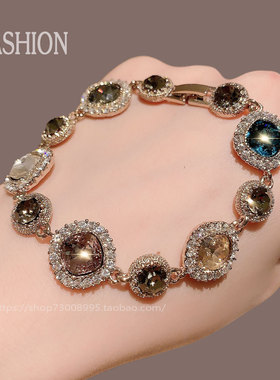 爆款月销10万件韩国进口镶钻手链