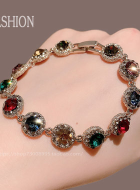 爆款月销10万件韩国进口镶钻手链