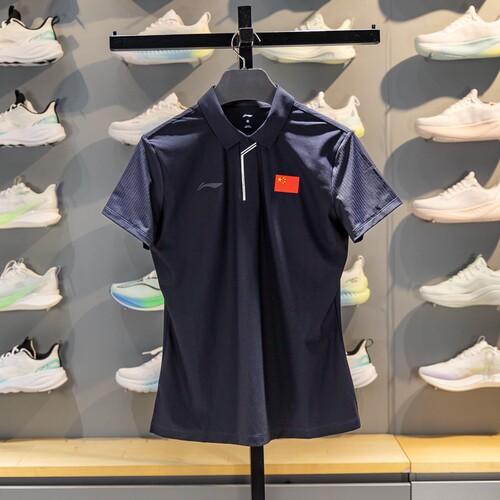 李宁短袖POLO速干凉爽