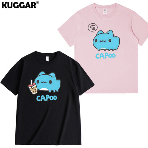 猫猫虫咖波同款短袖t恤可爱capoo表情包卡通周边衣服上衣衫男装