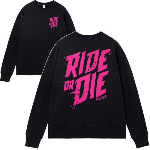 ride or die速降骑行服卫衣PMuc-Off土坡同款衣服秋冬宽松外套男