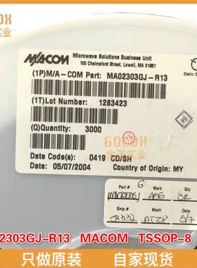 【 全新原装现货 】MA02303GJ-R13 RF Amp Chip Single Power Amp