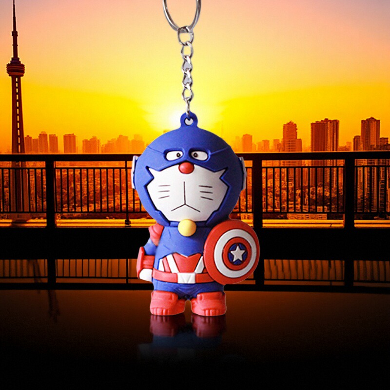 日本正版多啦a梦机器猫挂件包包