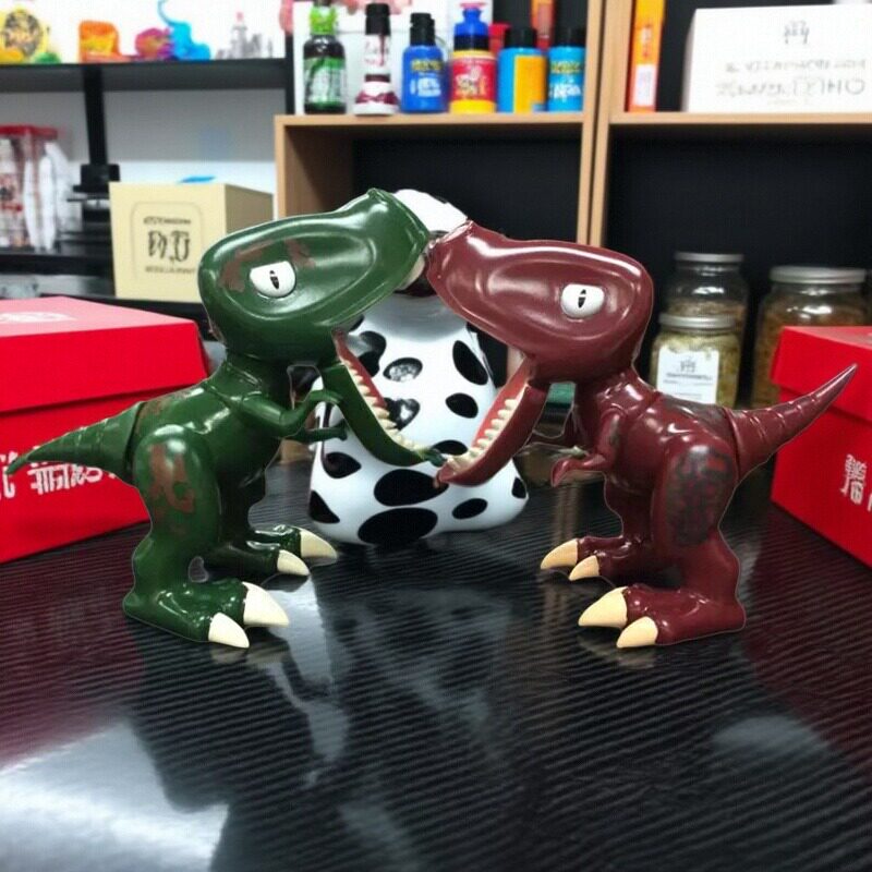 美国正版散货 关节可动 Q版霸王恐龙 儿童玩具模型 动作可塑多样