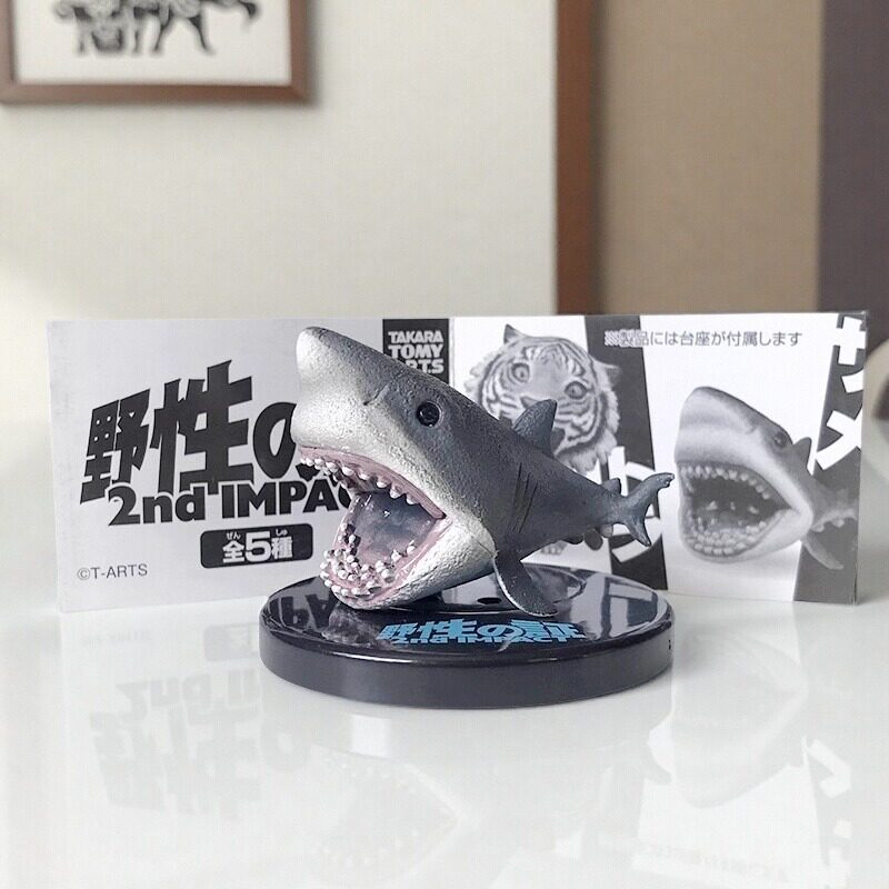 日本散货玩具鲨鱼大口模型