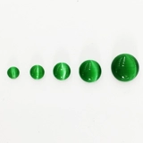 Зеленая сферическая подвеска, аксессуары, инкрустация камня, драгоценный камень для кольца, кошачий глаз, с драгоценным камнем, DIY