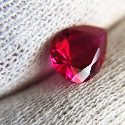 红刚玉 Рубиновый аксессуар, кольцо, драгоценный камень для кольца, инкрустация камня, DIY