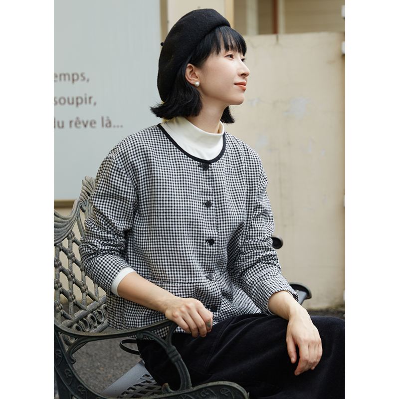 忘城文艺复古全棉外套