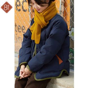 中长款 忘城T632座 新款 冬季 保暖90白鸭绒羽绒服外套女 自由状态