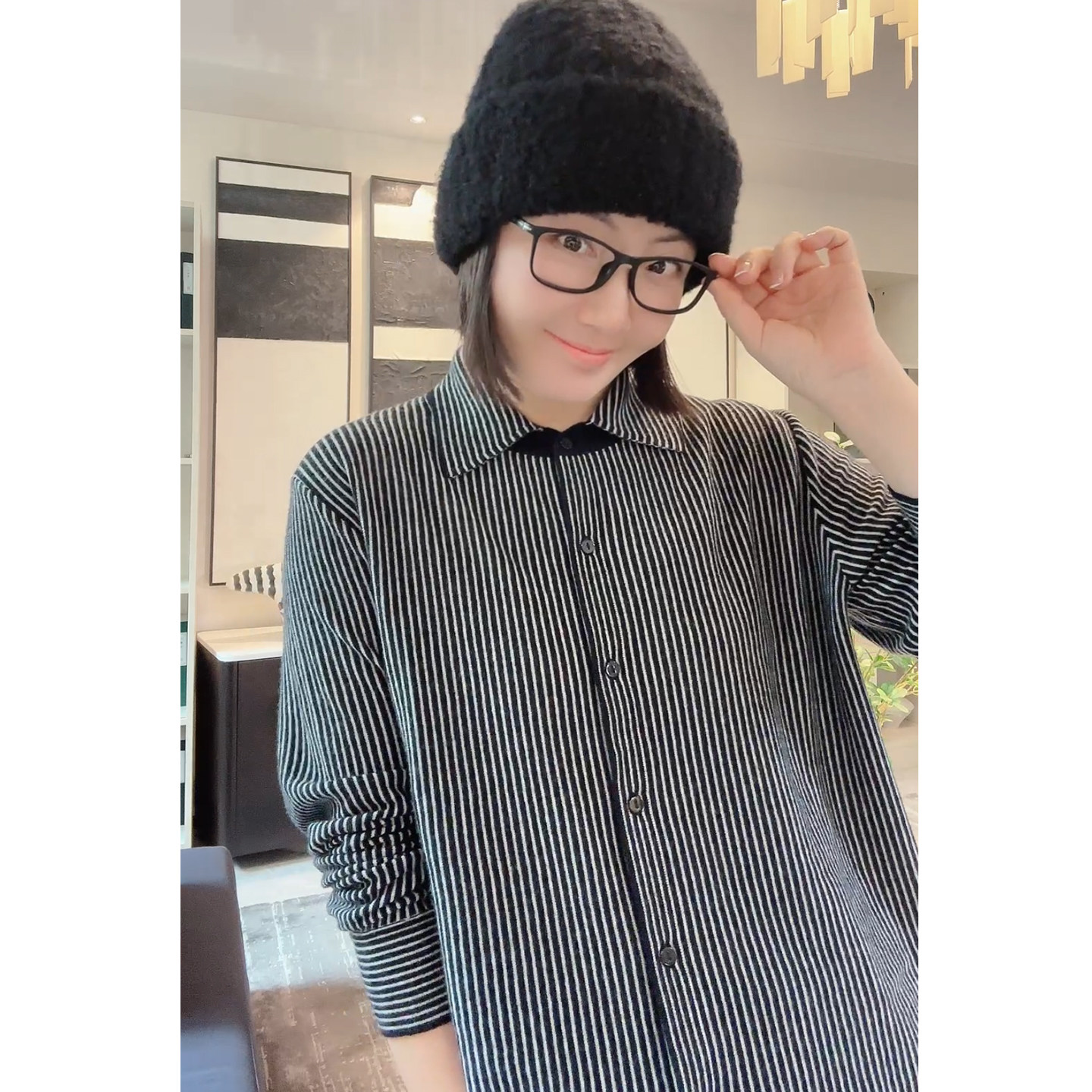 忘城C2018座/条纹简历/秋季新款100%绵羊毛48支精纺羊毛条纹衬衫