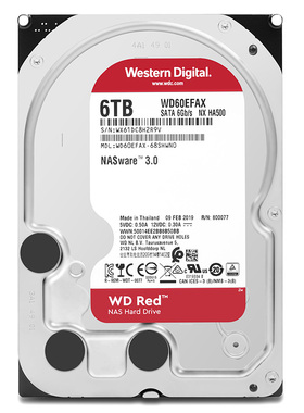 WD/西部数据 WD60EFPX 6T台式机硬盘6TB红盘NAS硬盘企业硬盘